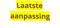 Laatste aanpassing